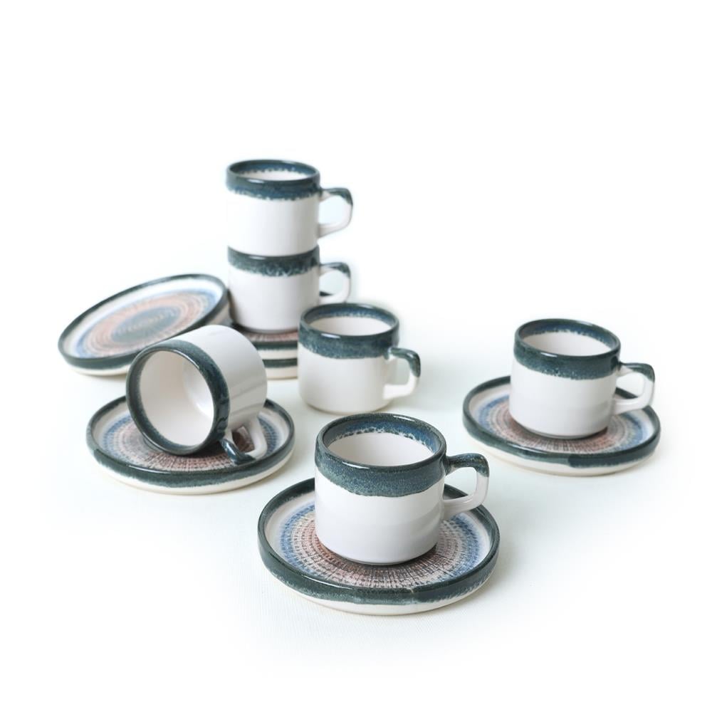 Keraart Hydra Stackable Çay Takımı 12 Parça 6 Kişilik 21279