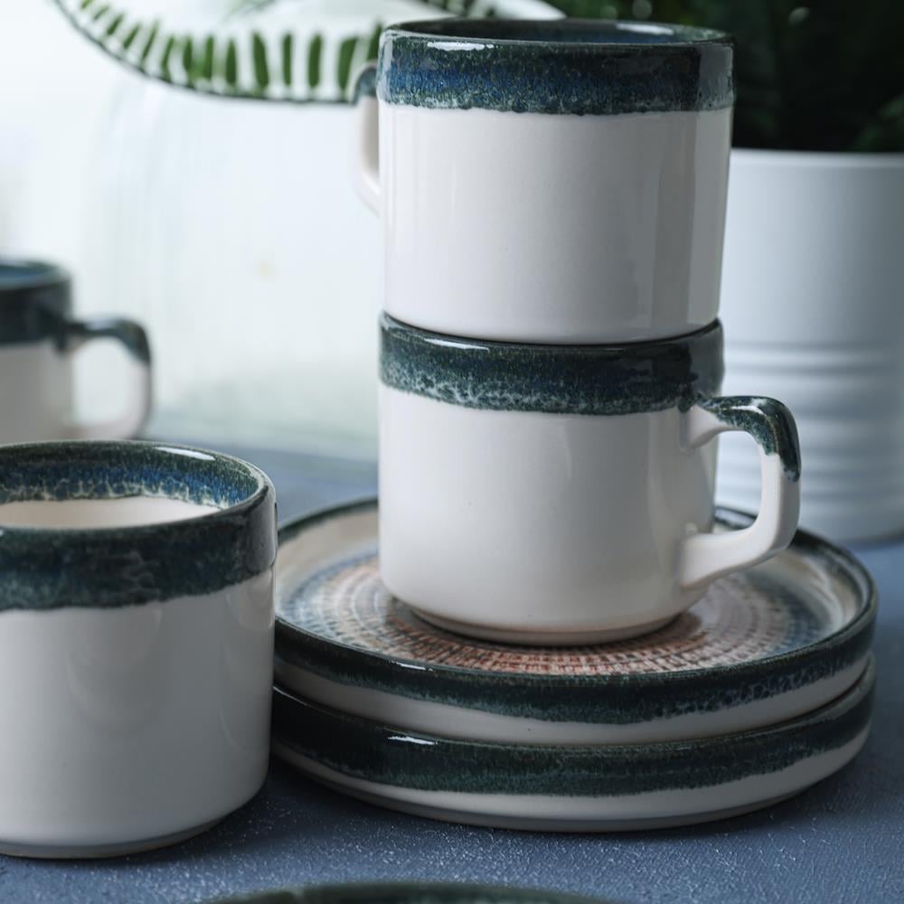 Keraart Hydra Stackable Çay Takımı 12 Parça 6 Kişilik 21279
