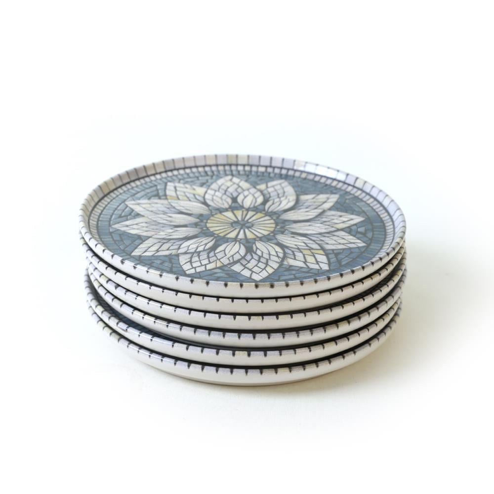 Keraart Mosaic Marvels Pasta Tabağı 22 cm 6 Adet 21619