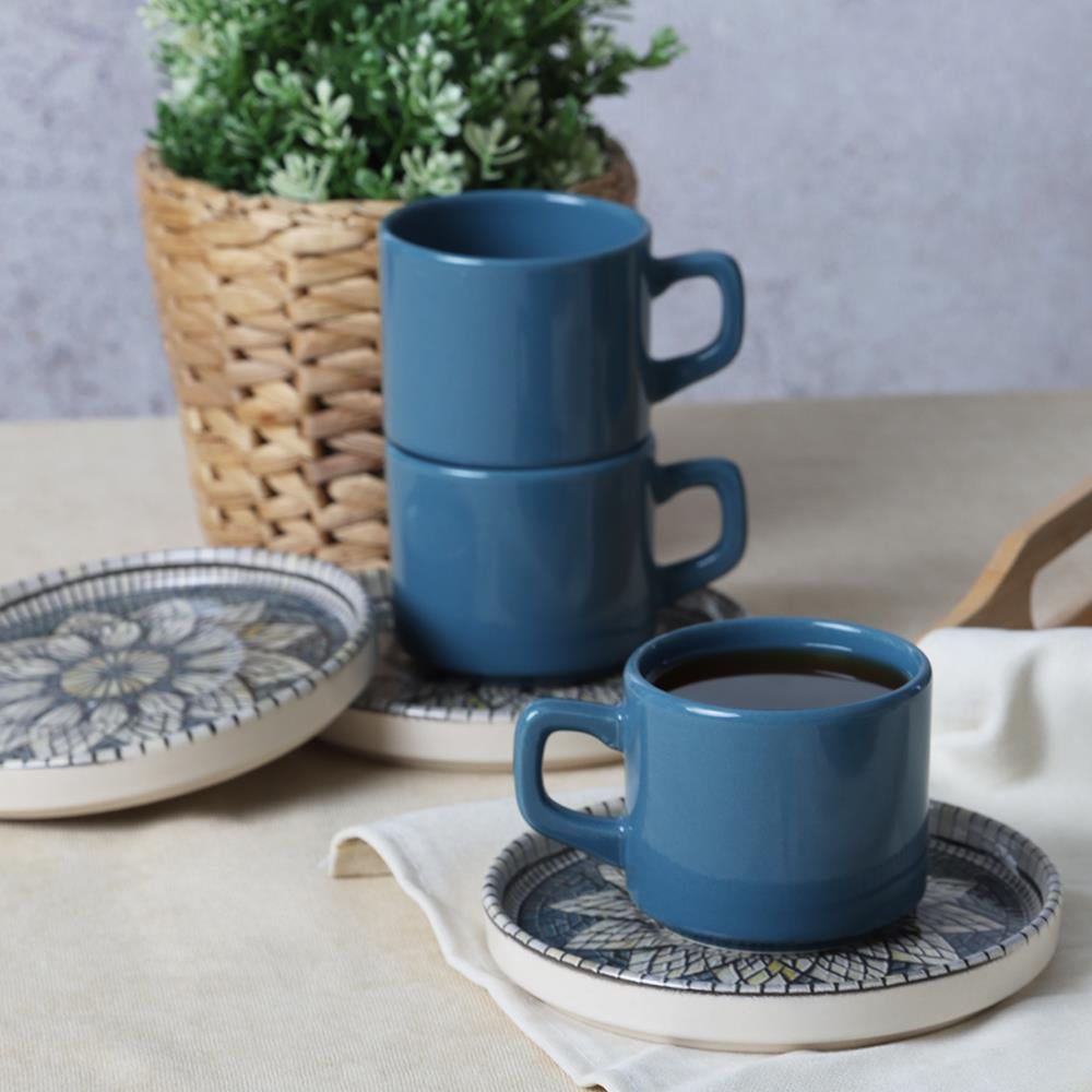 Keraart Mosaic Marvels Stackable Çay Takımı 12 Parça 6 Kişilik 21619