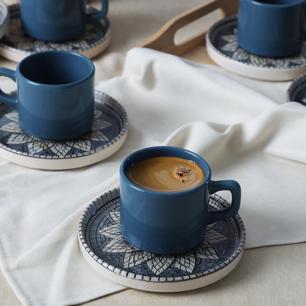Keraart Mosaic Marvels Stackable Çay Takımı 12 Parça 6 Kişilik 21619