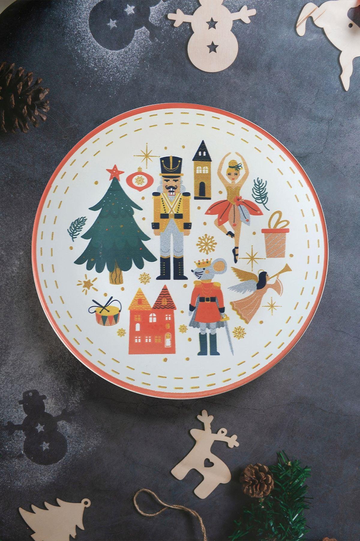 Keraart New Year Kurşun Asker Servis Tabağı 26 Cm 21653