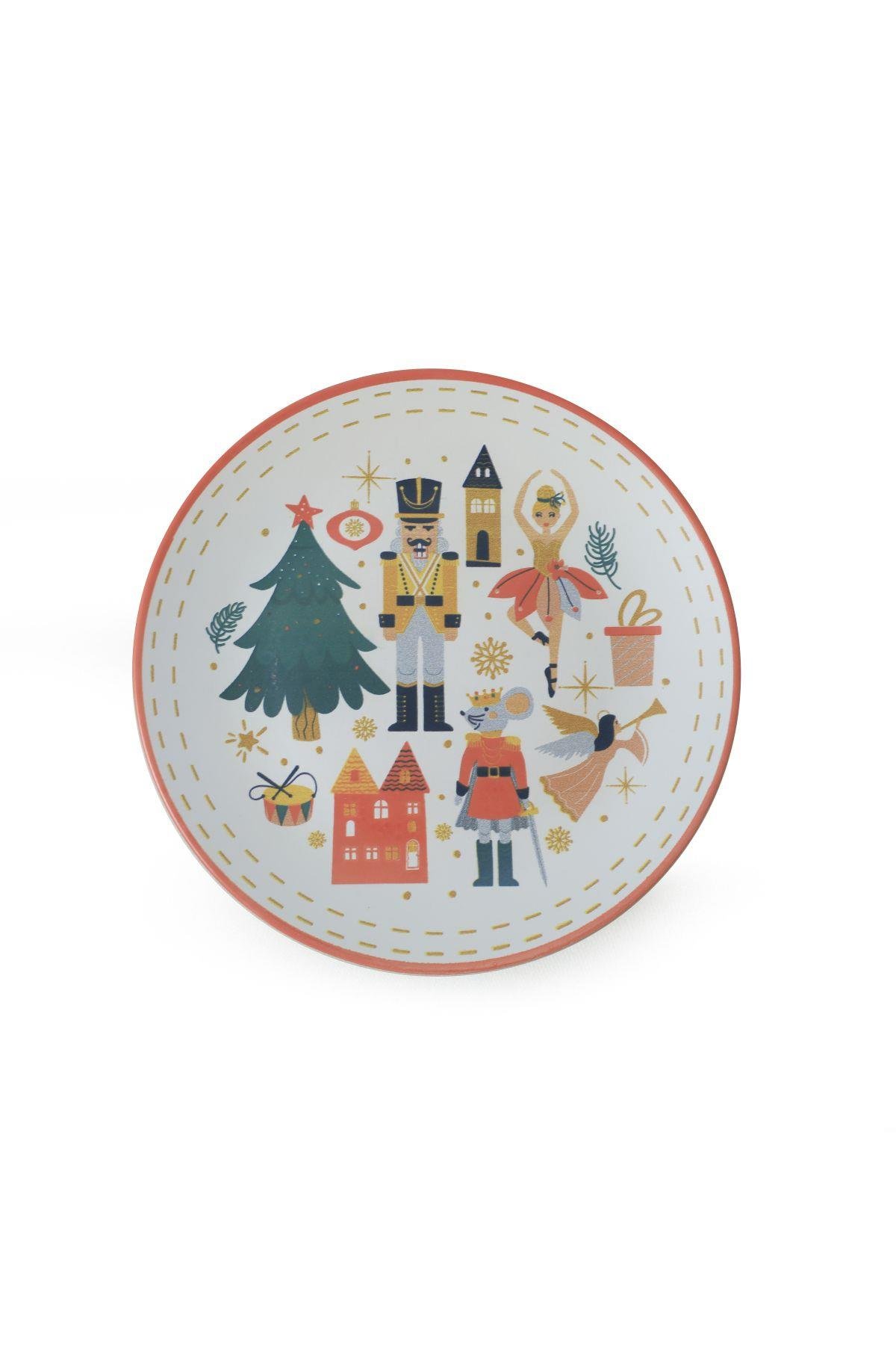 Keraart New Year Kurşun Asker Servis Tabağı 26 Cm 21653