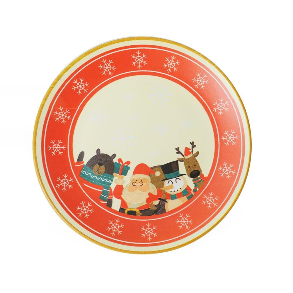 Keraart New Year Sevimli Noel Baba Servis Tabağı 26 Cm 21654
