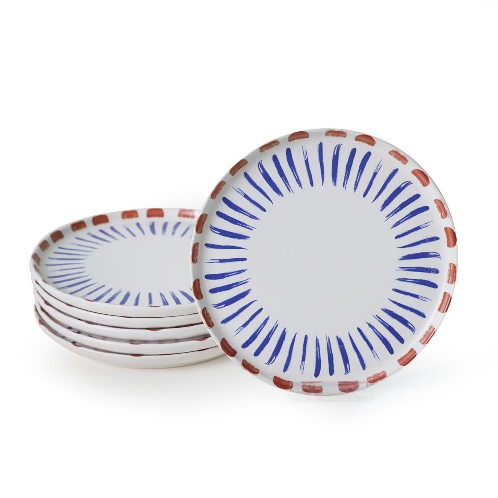 Keraart Red Line Pasta Tabağı 22 Cm 6 Adet 21606