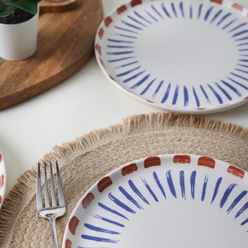Keraart Red Line Pasta Tabağı 22 Cm 6 Adet 21606
