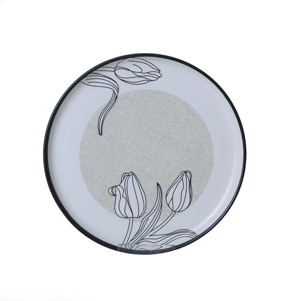 Keraart Shade Flowers Nordic Pasta Tabağı 22 Cm 6 Adet 21848