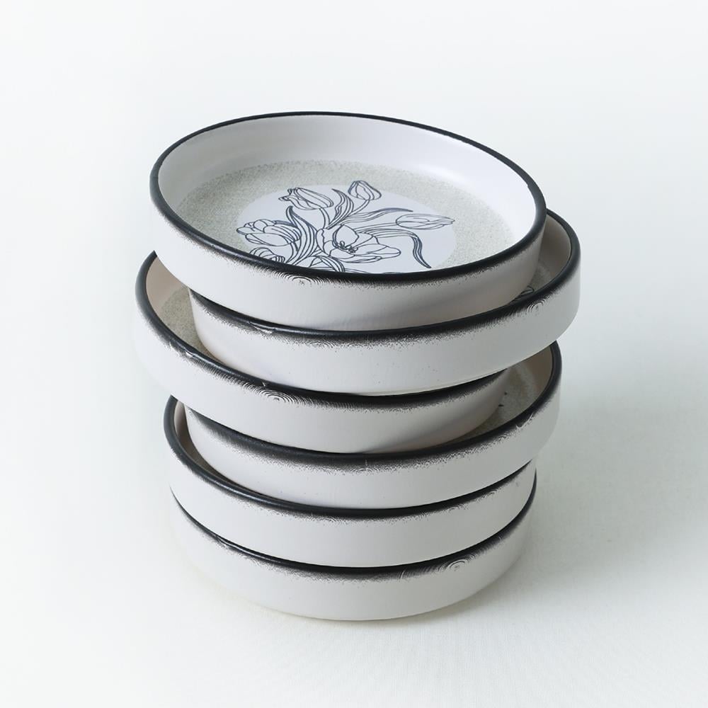 Keraart Shade Flowers Stackable Çerezlik / Sosluk 14 Cm 6 Adet 21847