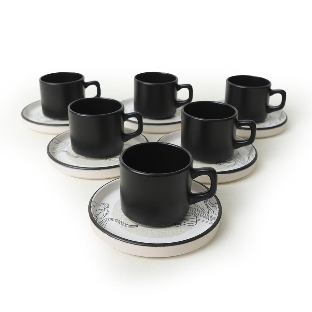 Keraart Shade Stackable Çay Takımı 12 Parça 6 Kişilik 21848