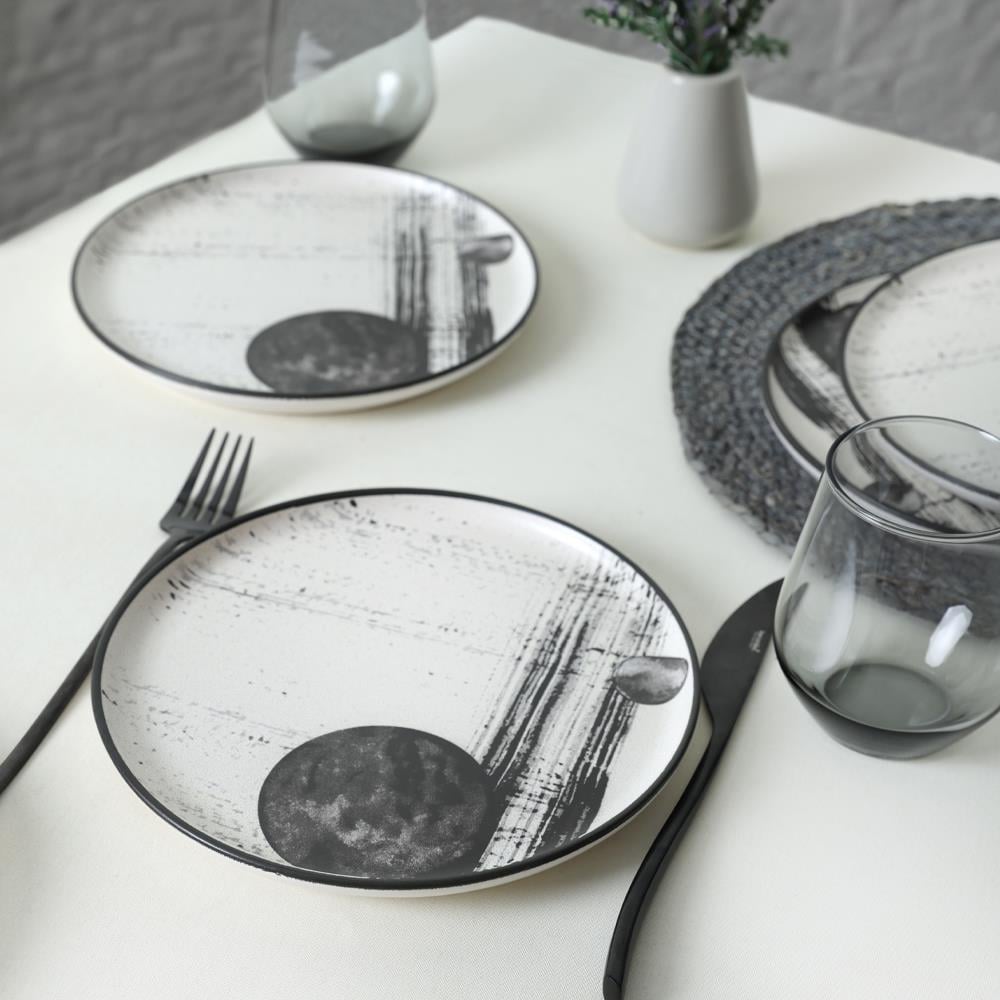 Keraart Shadowy Nordic Pasta Tabağı 22 Cm 6 Adet 21783