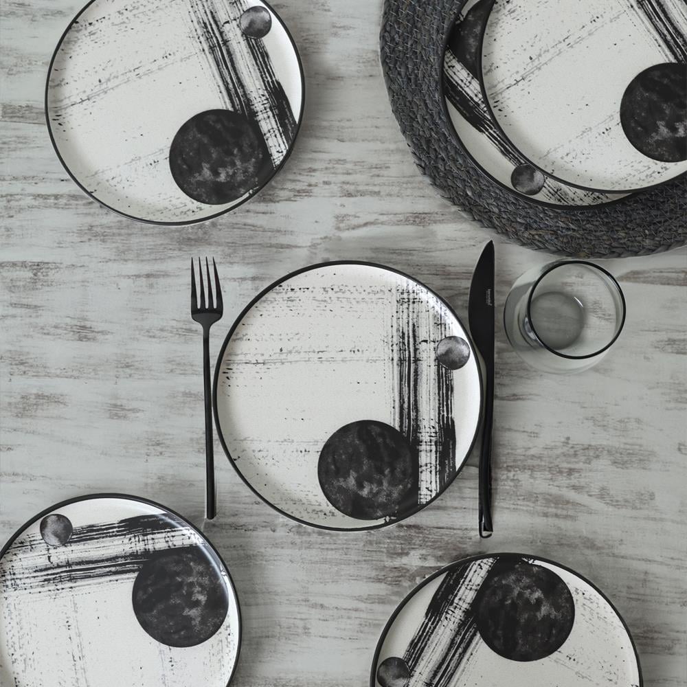 Keraart Shadowy Nordic Pasta Tabağı 22 Cm 6 Adet 21783