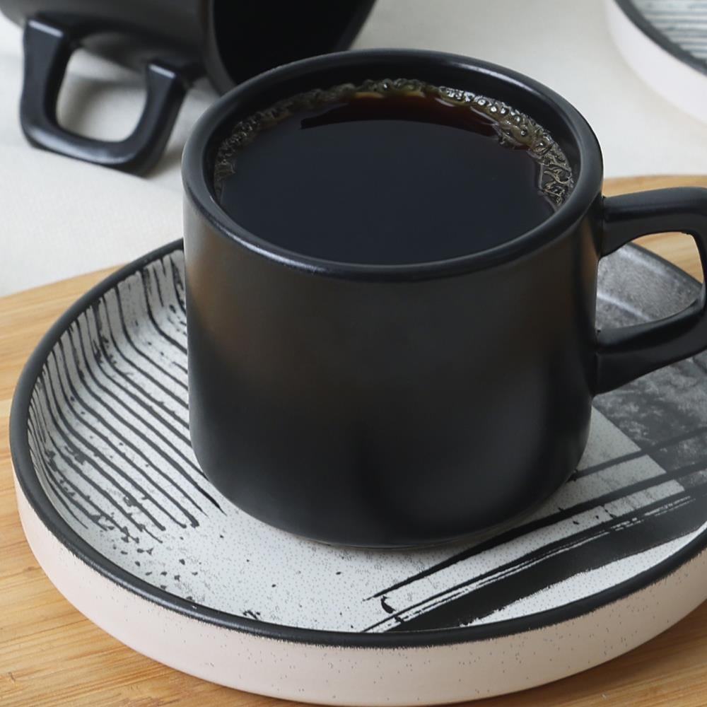 Keraart Shadowy Stackable Çay Takımı 12 Parça 6 Kişilik 21784