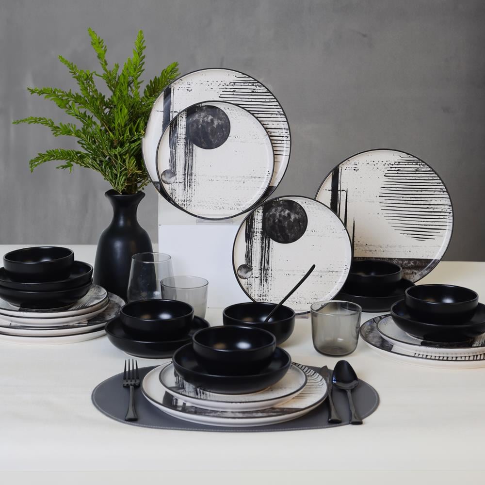 Keraart Shadowy Yemek Takımı 24 Parça 6 Kişilik 21783-84