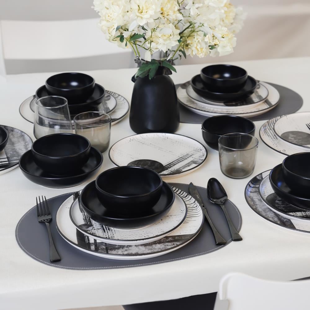 Keraart Shadowy Yemek Takımı 24 Parça 6 Kişilik 21783-84