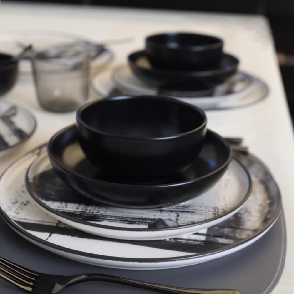 Keraart Shadowy Yemek Takımı 24 Parça 6 Kişilik 21783-84
