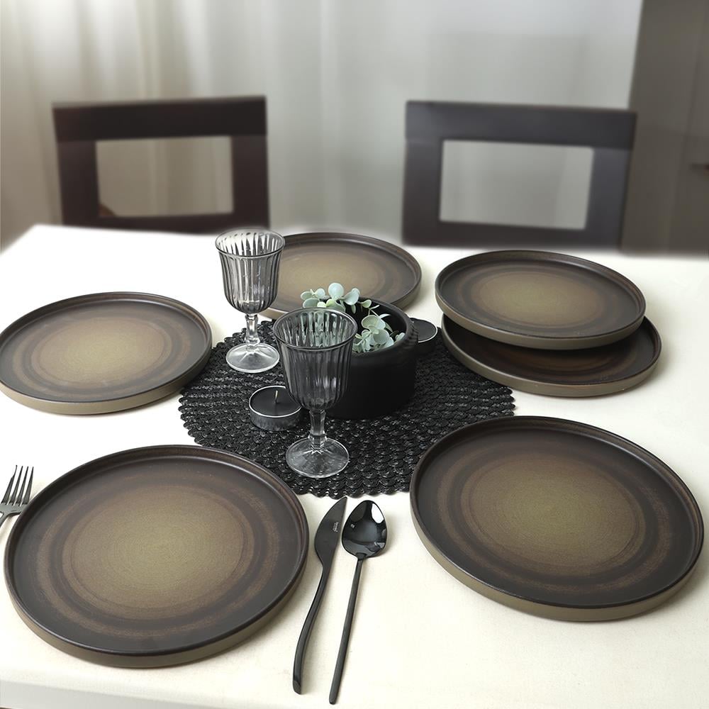 Keraart Vintage Stackable Servis Tabağı 27 Cm 6 Adet 21781