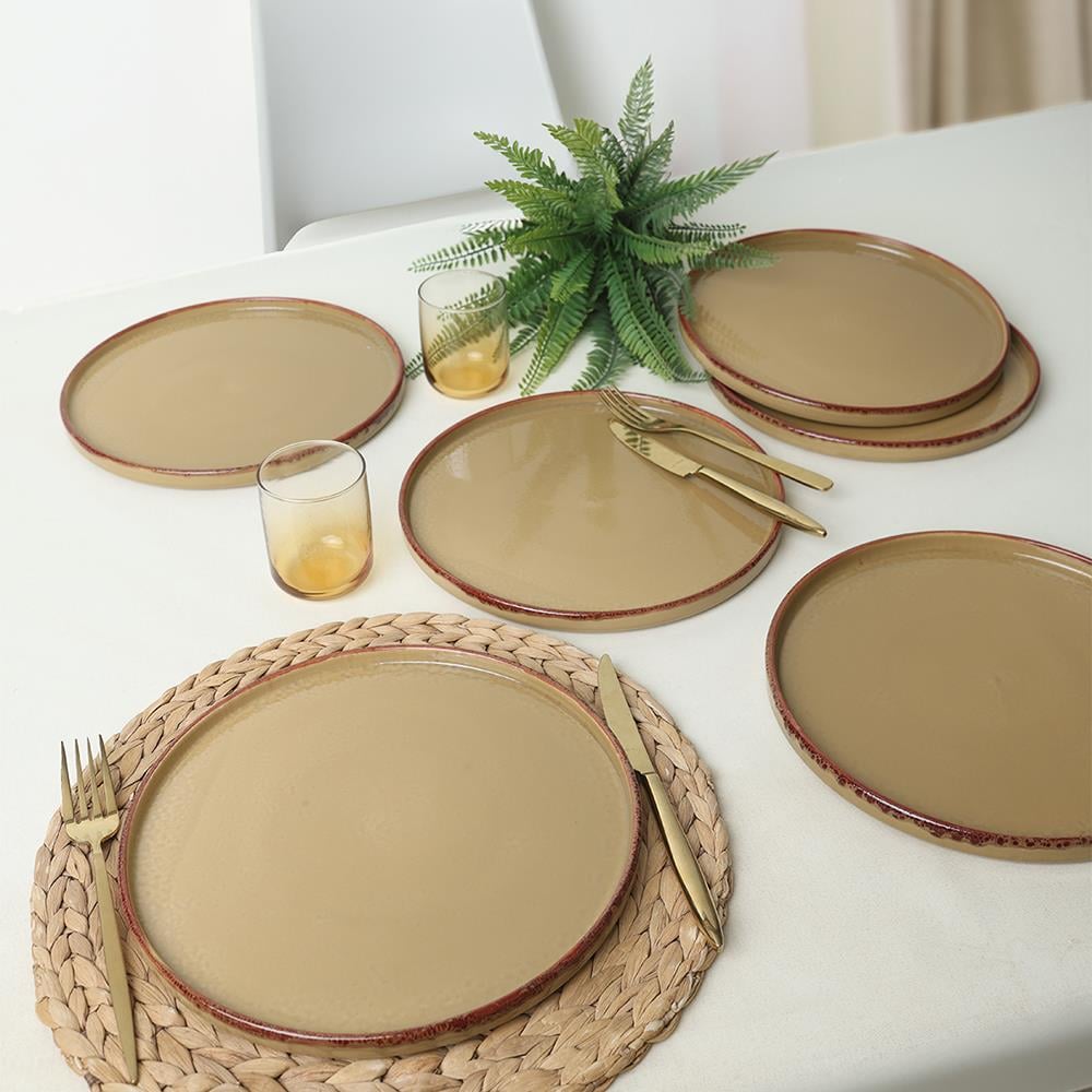 Keraart Vintage Stackable Servis Tabağı 27 Cm 6 Adet 21979