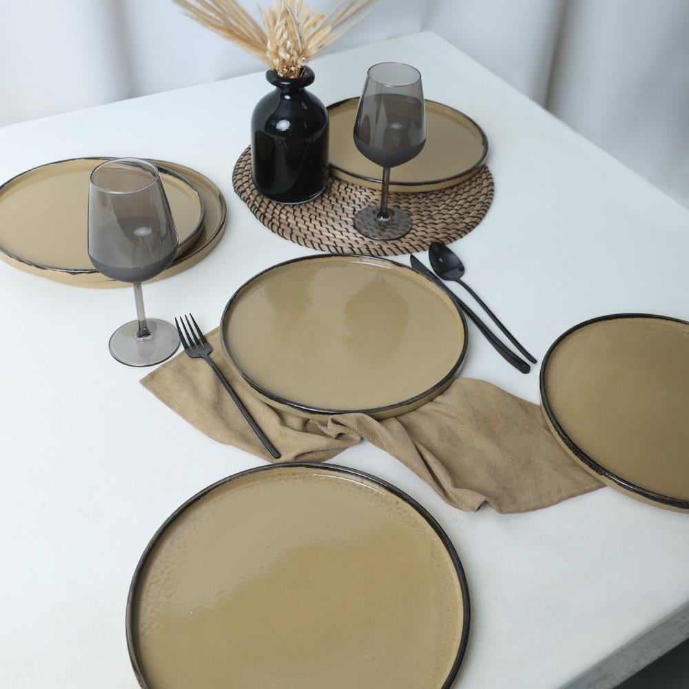 Keraart Vintage Style Stackable Servis Tabağı 27 Cm 6 Adet 21734