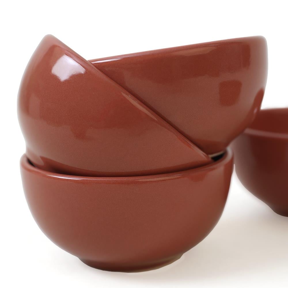 Kızıl Kahve Bulut Mini Çerezlik / Sosluk 8 Cm 6 Adet 607