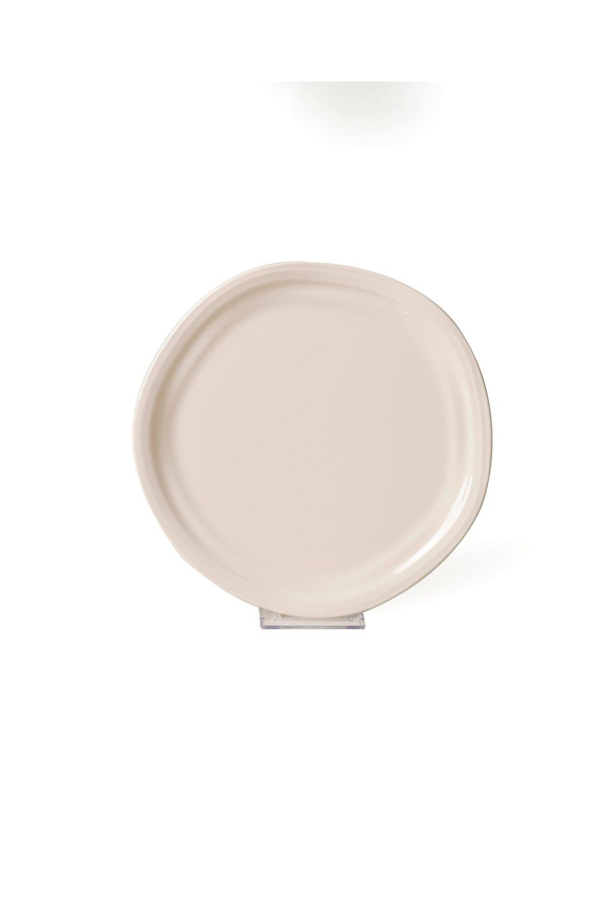 Krem Bloom Pasta Tabağı 24 Cm 6 Adet 030