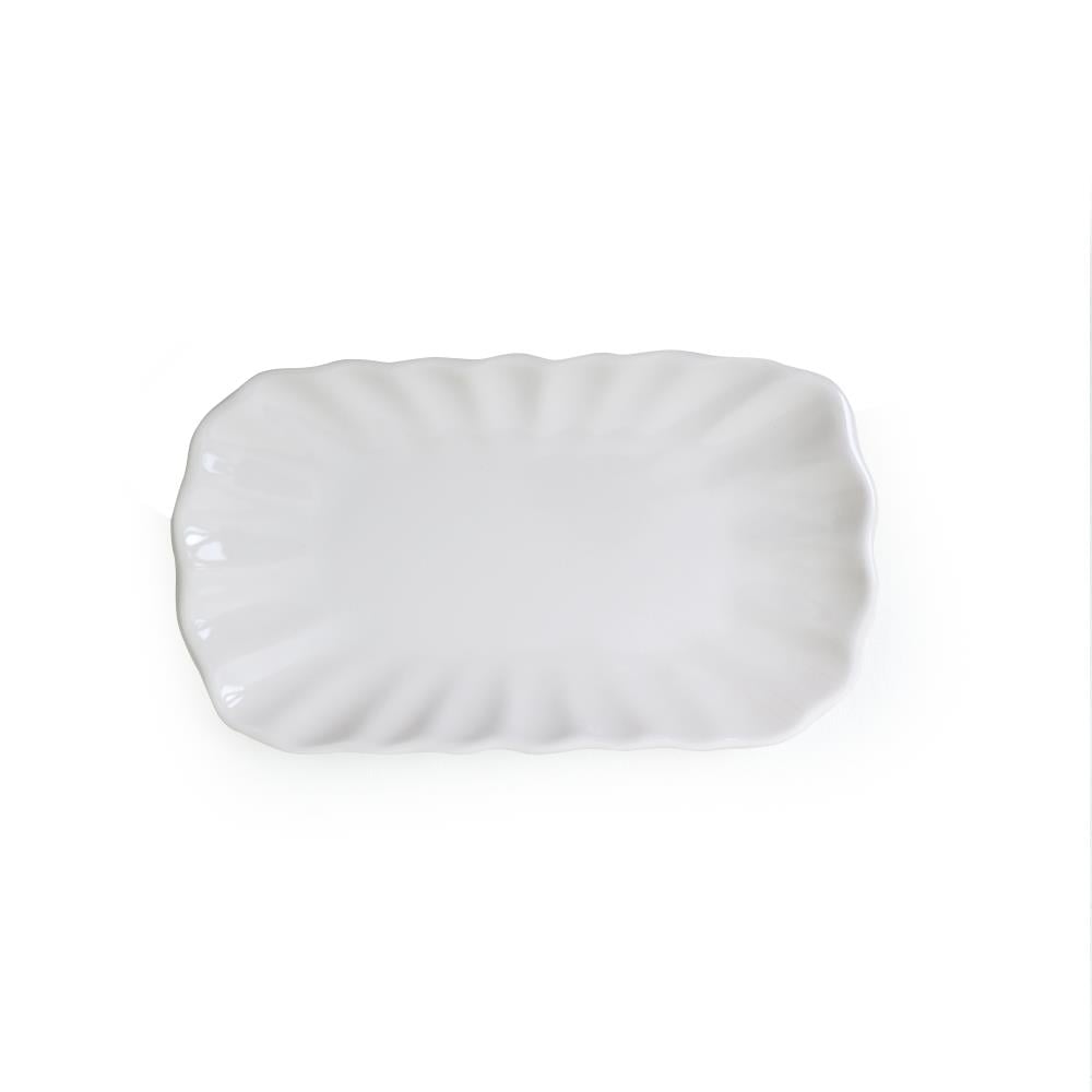 Krem Sirius Kayık Tabak 23 cm 2 Adet 030