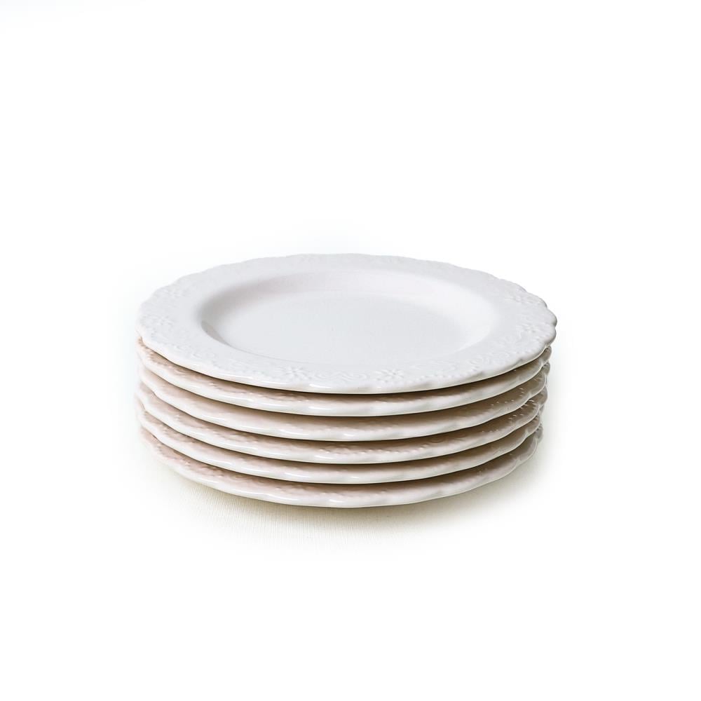 Krem Tango Pasta Tabağı 21 Cm 6 Adet 030