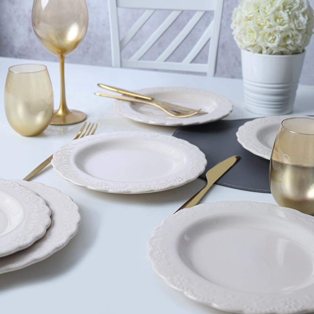 Krem Tango Pasta Tabağı 21 Cm 6 Adet 030