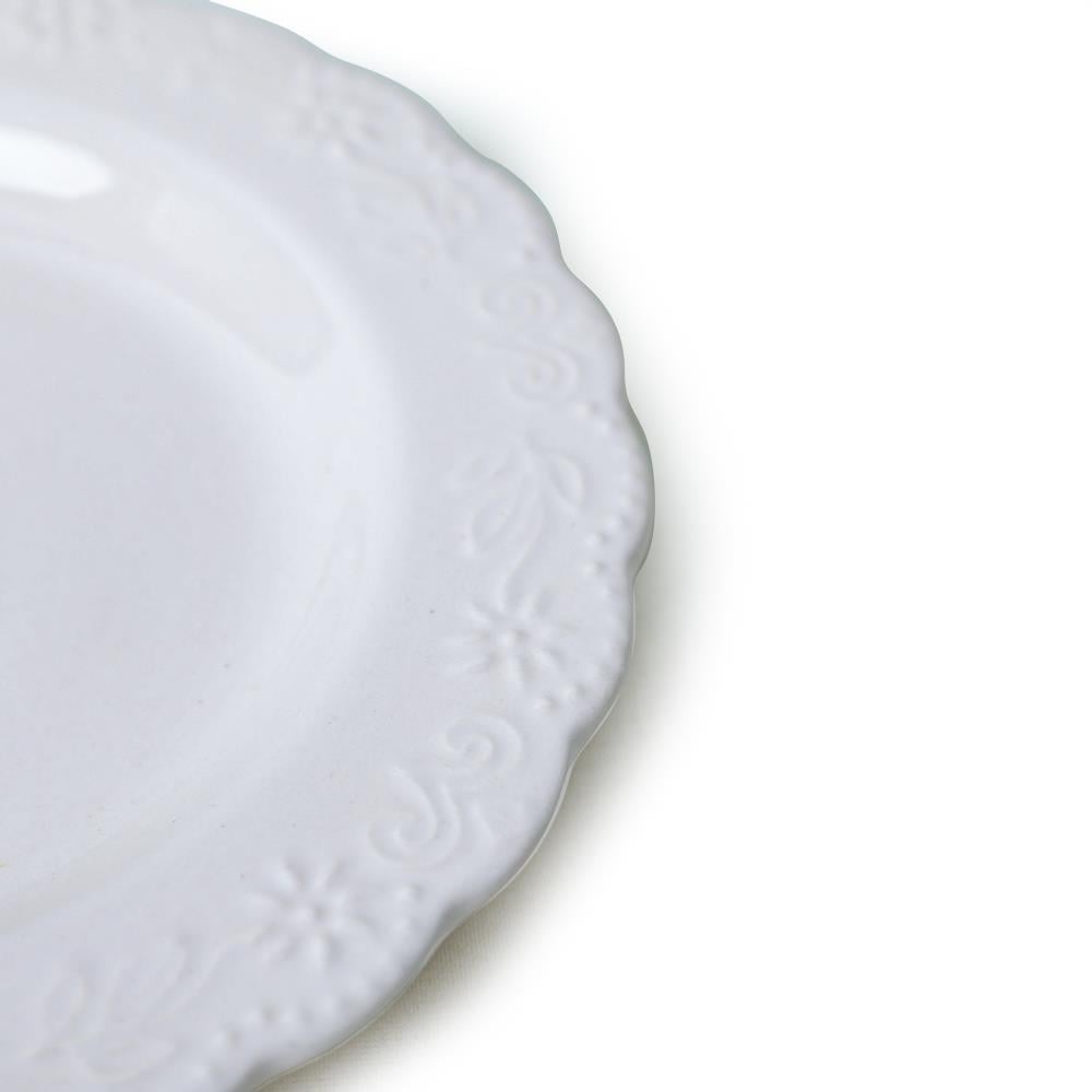Krem Tango Pasta Tabağı 21 Cm 6 Adet 030