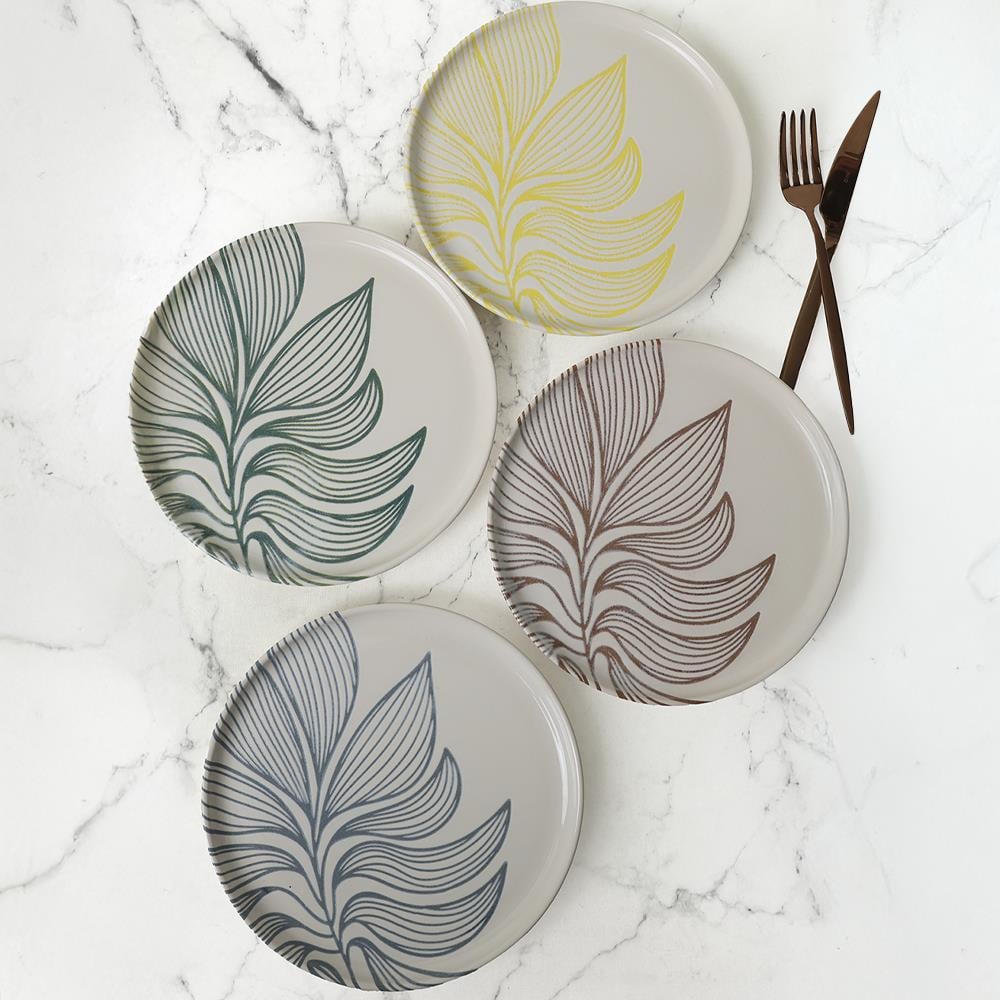 Leaf Harmony Nordıc Pasta Tabağı 22 Cm 4 Adet / 22974-77
