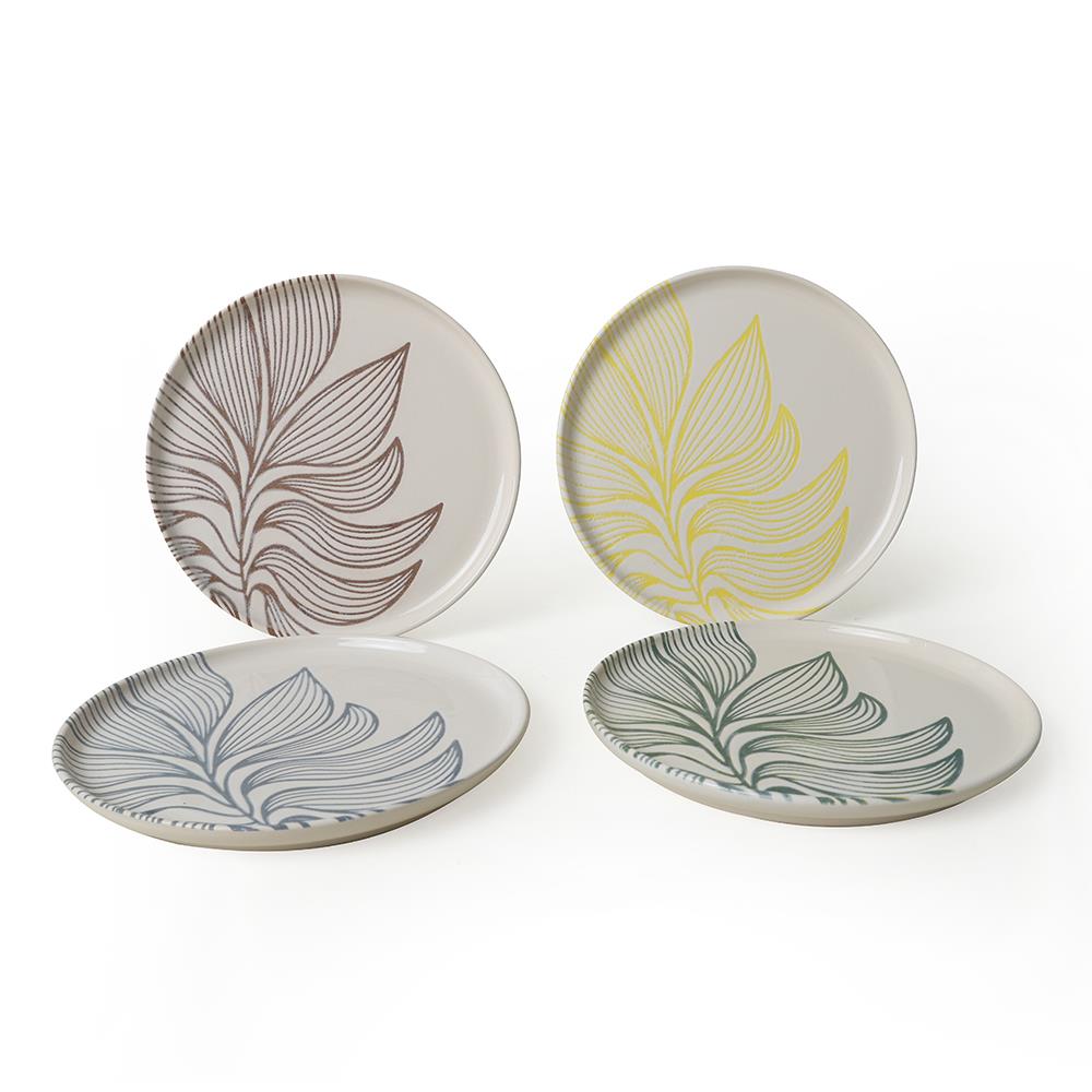 Leaf Harmony Nordıc Pasta Tabağı 22 Cm 4 Adet / 22974-77