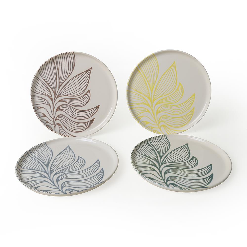 Leaf Harmony Nordıc Pasta Tabağı 22 Cm 4 Adet / 22974-77