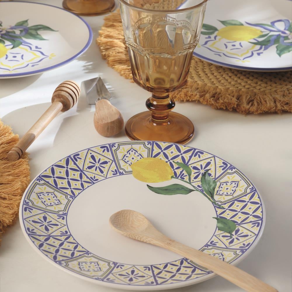 Lemon Bliss Ege Pasta Tabağı 20 Cm 4 Parça 22089-92