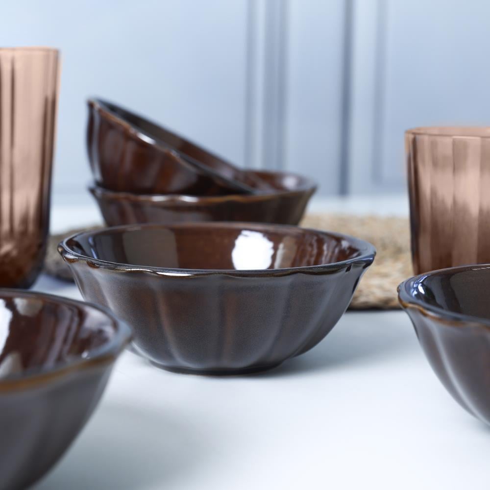 Luster Kahverengi Sirius Kase 14 Cm 6 Adet Q22