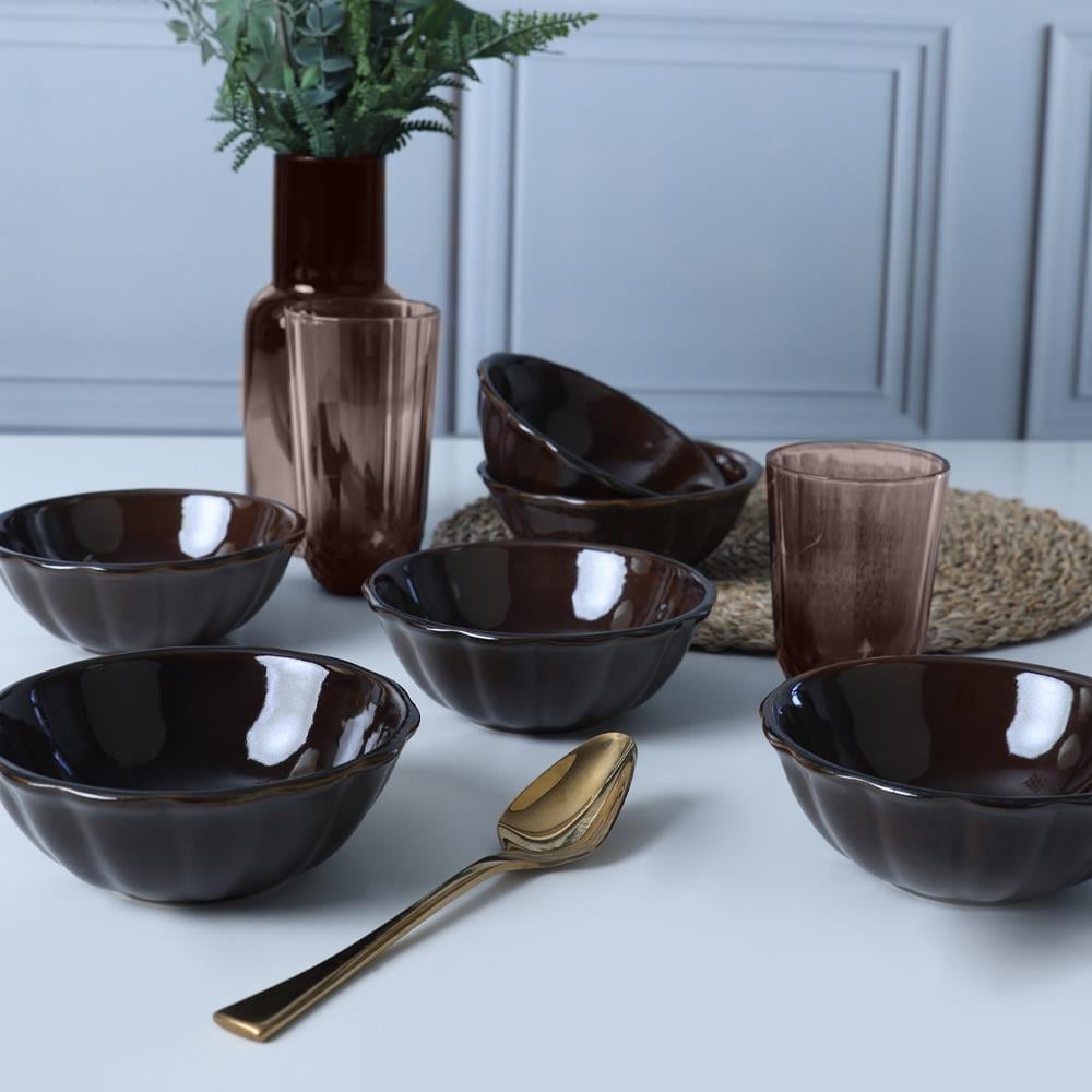 Luster Kahverengi Sirius Kase 14 Cm 6 Adet Q22