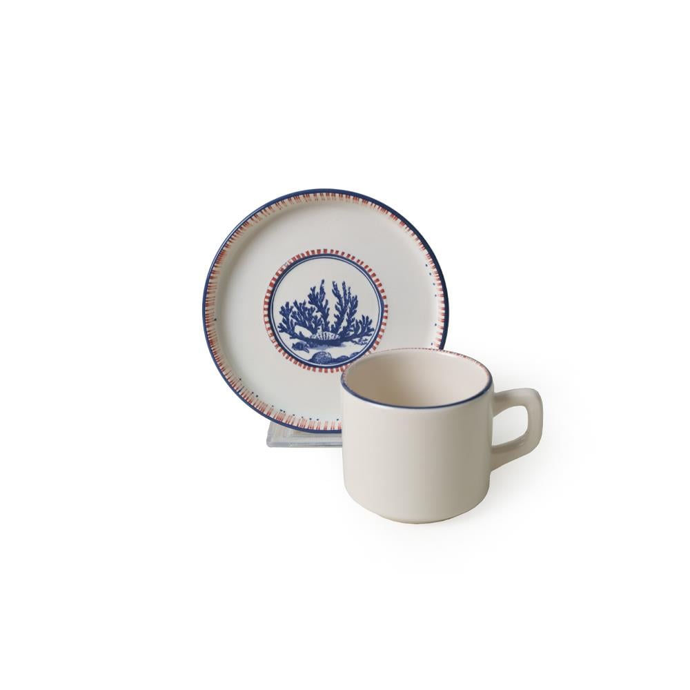 Marine Wonders Stackable Çay Takımı 12 Parça 6 Kişilik 22741-22905