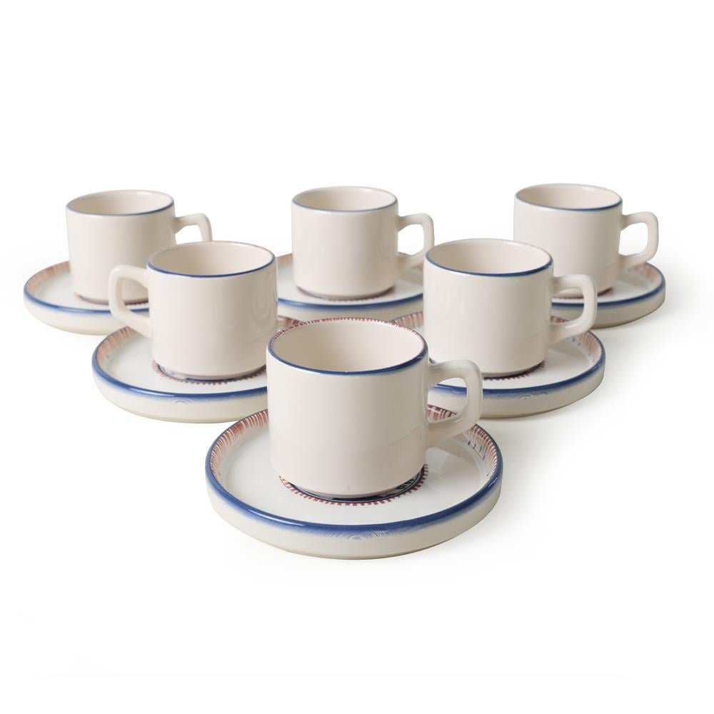 Marine Wonders Stackable Çay Takımı 12 Parça 6 Kişilik 22741-22905