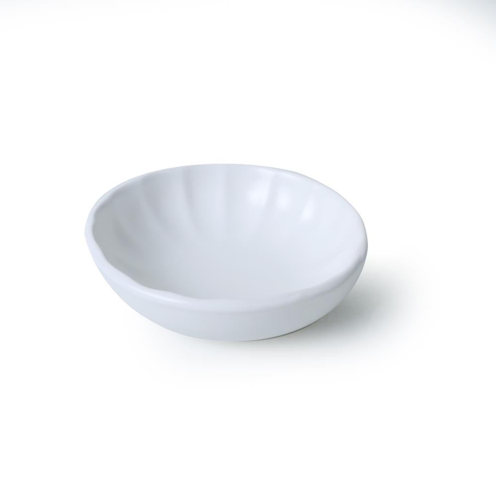 Mat Beyaz Sirius Çerezlik / Sosluk 12 Cm 6 Adet 022