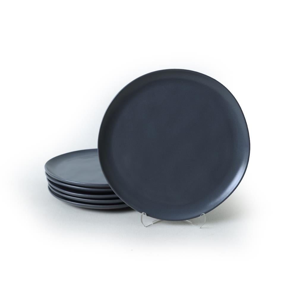 Mat Gri Sardes Pasta Tabağı 22 Cm 6 Adet 959
