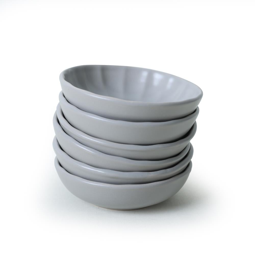 Mat Gri Sirius Çerezlik / Sosluk 12 Cm 6 Adet 995