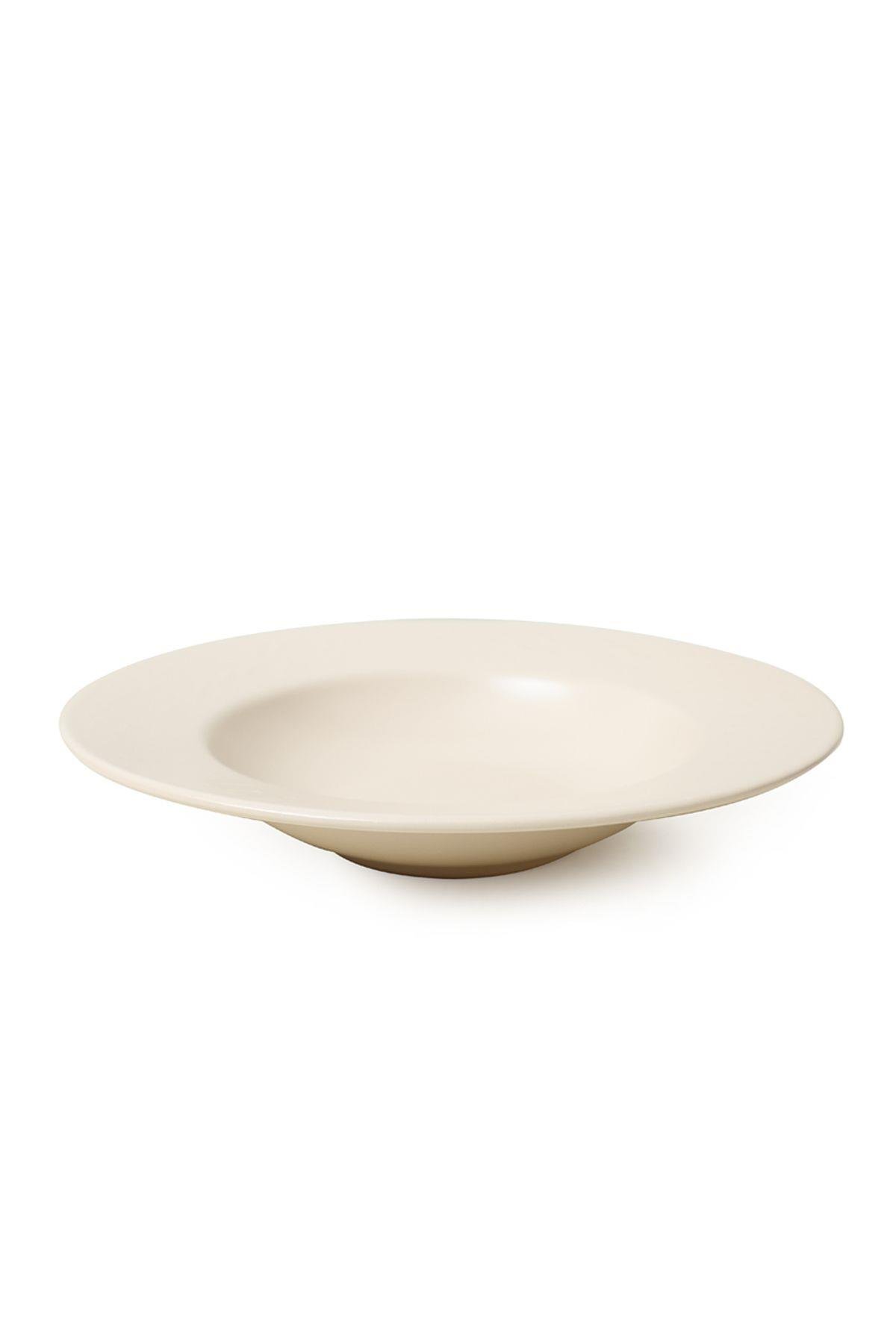 Mat Krem İyonya Makarna Tabağı 28 Cm 950