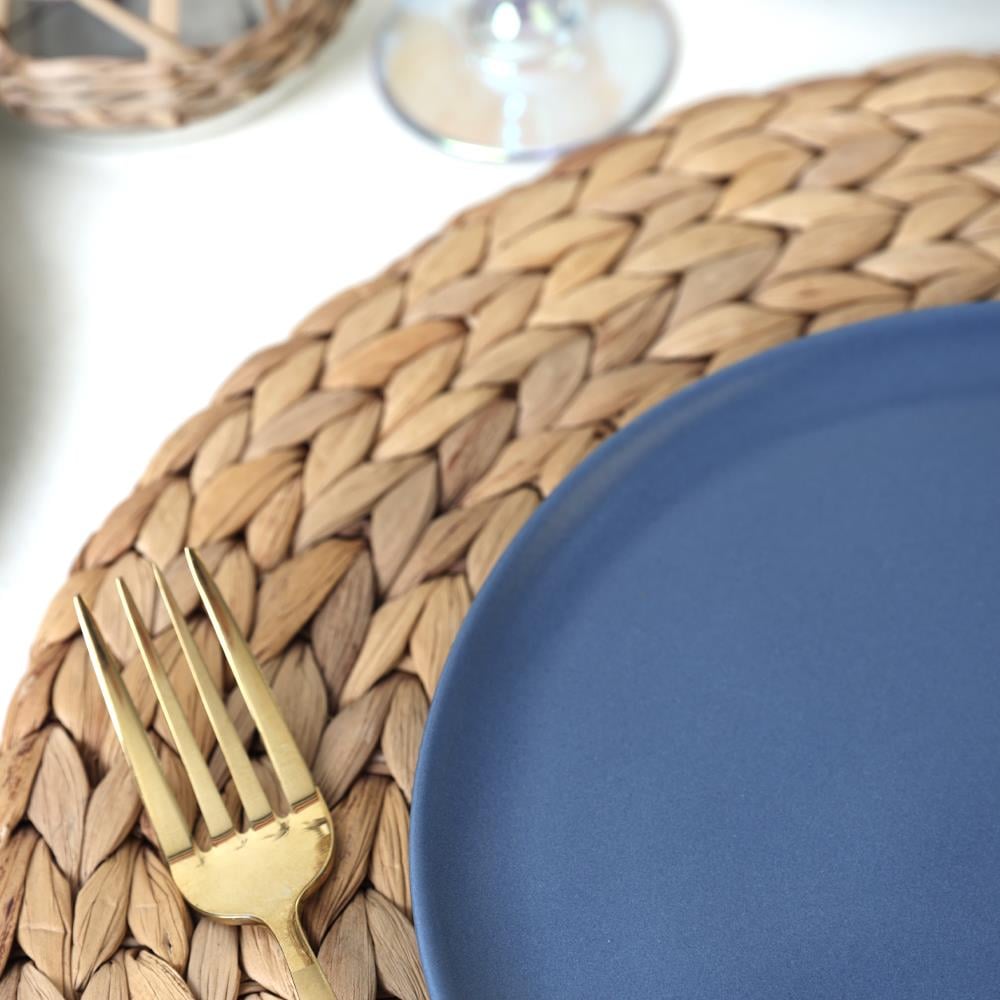 Mat Mavi Sardes Pasta Tabağı 22 Cm 6 Adet 399