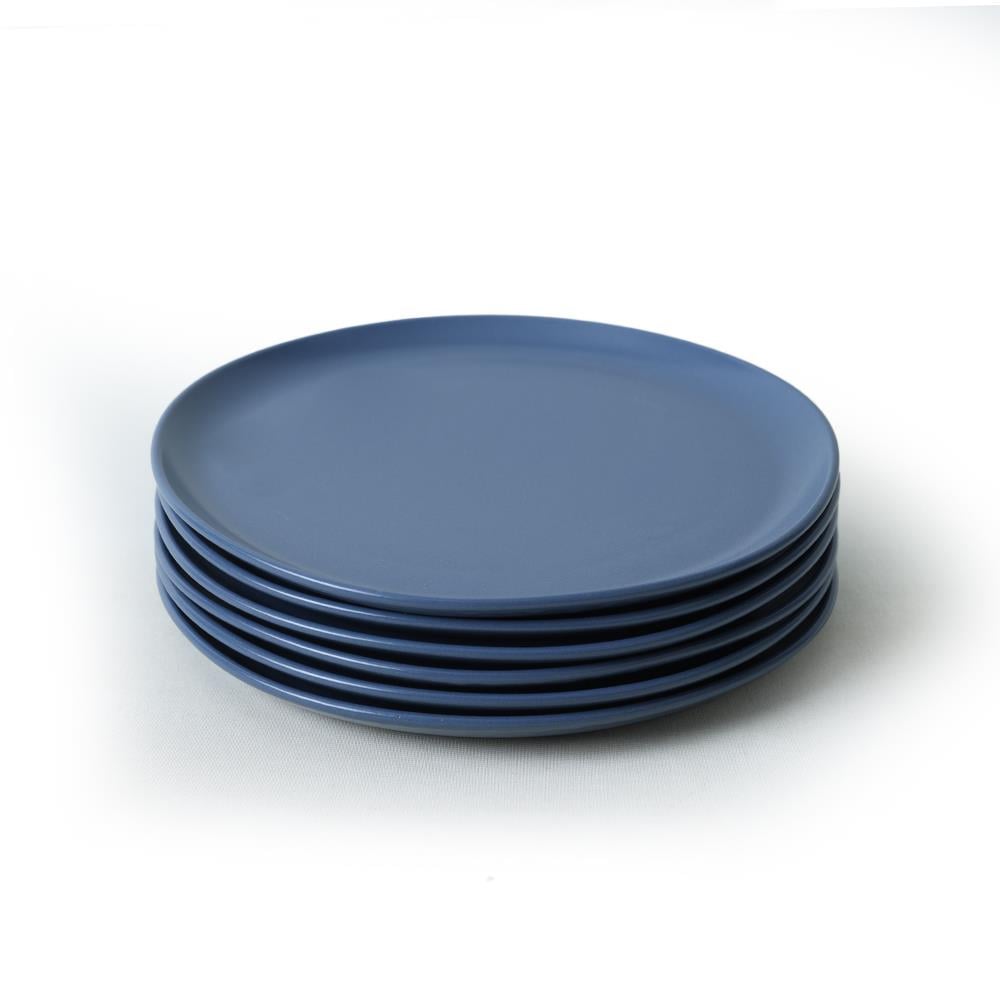 Mat Mavi Sardes Pasta Tabağı 22 Cm 6 Adet 399