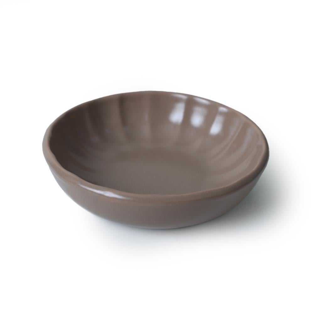 Mat Toprak Taupe Sirius Çerezlik / Sosluk 12 Cm 6 Adet 977