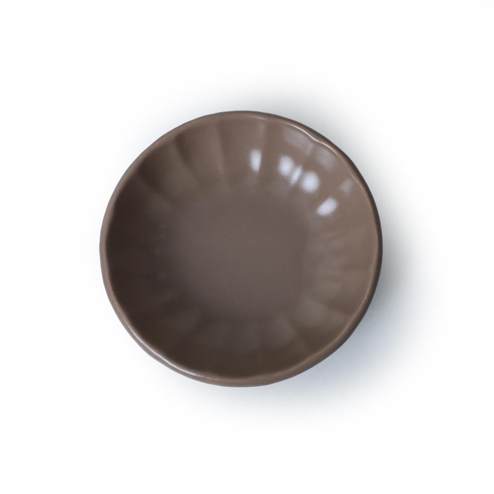Mat Toprak Taupe Sirius Çerezlik / Sosluk 12 Cm 6 Adet 977