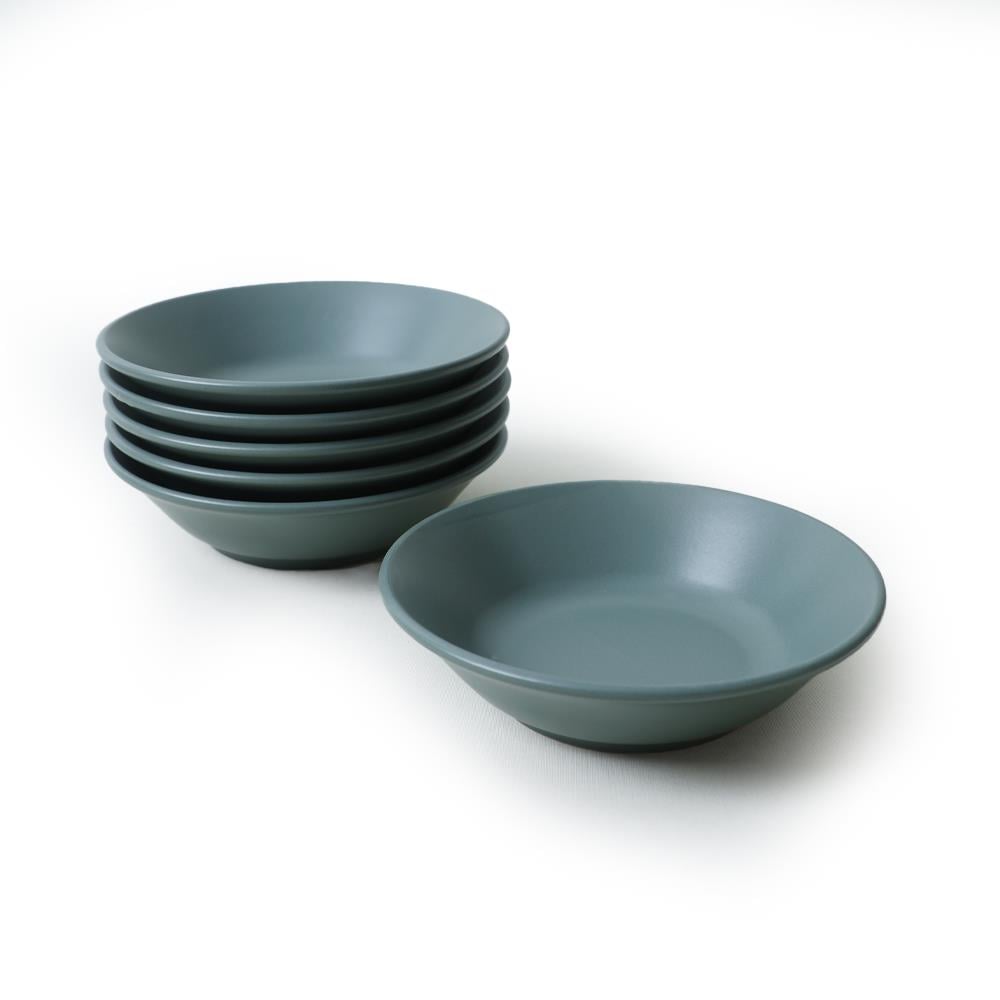Mat Yeşil Hitit Yemek Tabağı 18 Cm 6 Adet 322