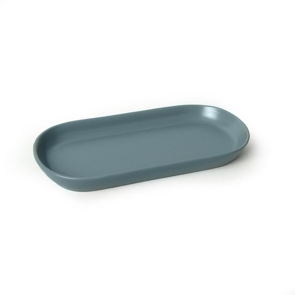 Mat Yeşil Noyan Kayık Tabak 26 Cm 2 Adet 322