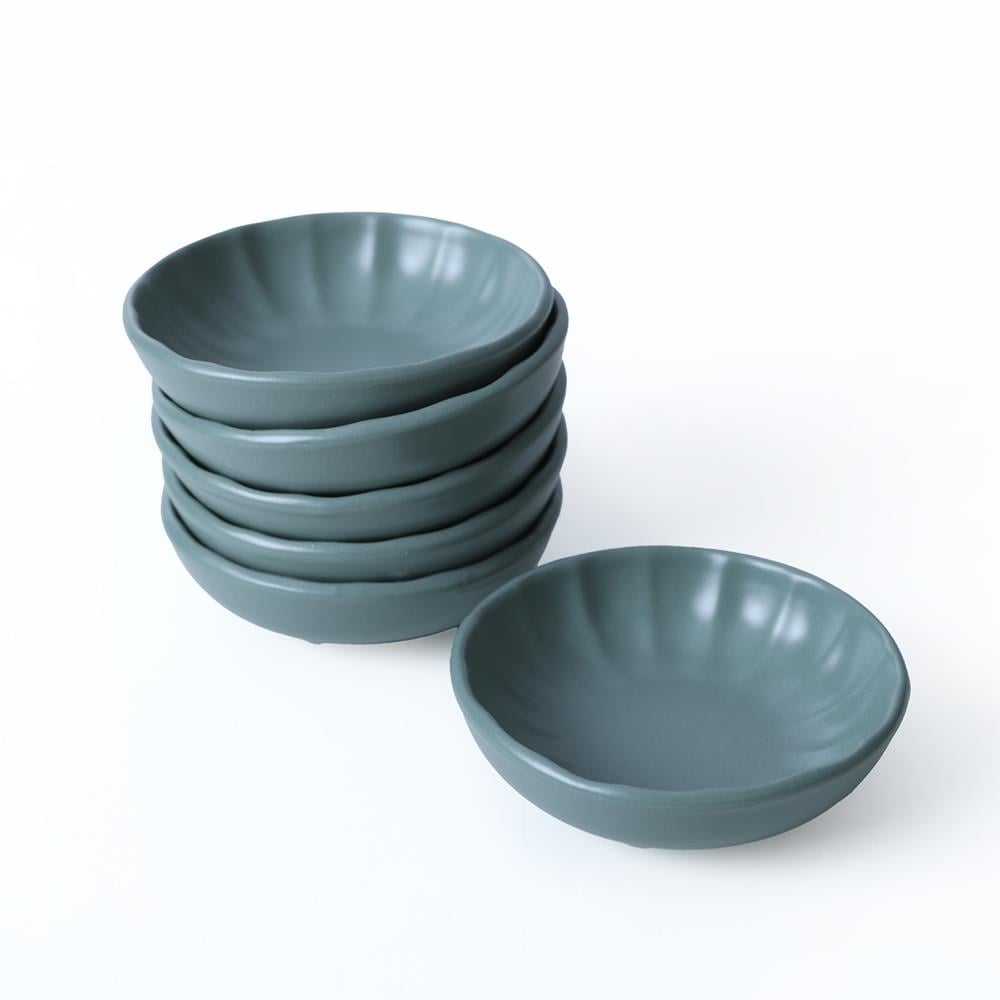 Mat Yeşil Sirius Çerezlik / Sosluk 12 Cm 6 Adet 322