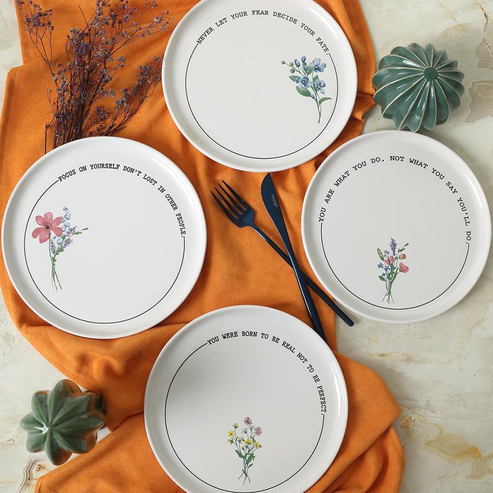 Motto Bloom Nordıc Pasta Tabağı 22 Cm 4 Adet 22806-07-08-09