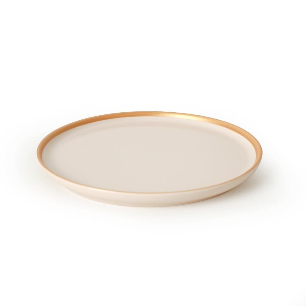 Nordic Gold Mat Krem Pasta Tabağı 22 Cm 6 Adet - 950