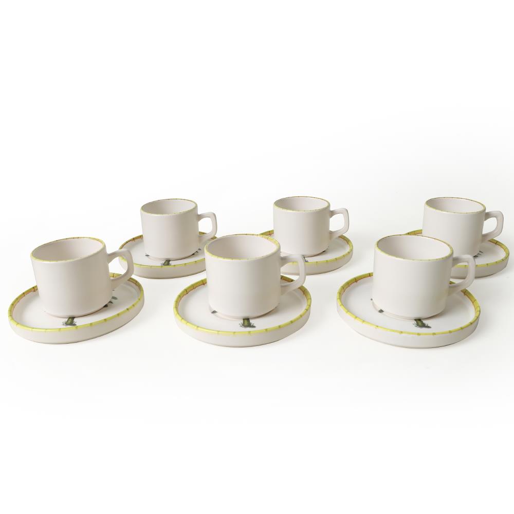 Palmiye Stackable Çay Takımı 12 Parça 6 Kişilik 22642